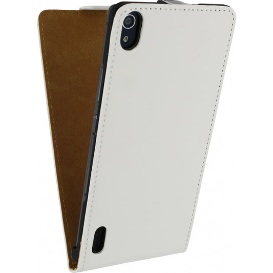 Mobilize Ultra Slim Flip Case Huawei Ascend P7 Blanc