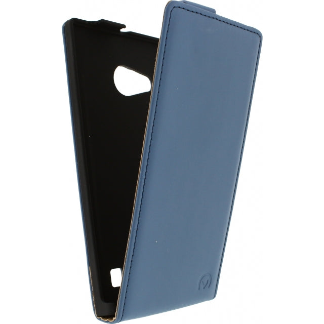Mobilize Étui à Rabat Ultra Mince Nokia Lumia 735 Bleu Foncé