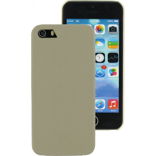 Mobilize Slim Leather Case Apple iPhone 5/5S/SE Cremeweiß