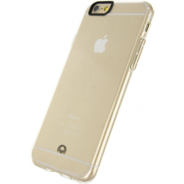 Mobilize Deluxe Gelly Case Apple iPhone 6/6S Clear Gold Button