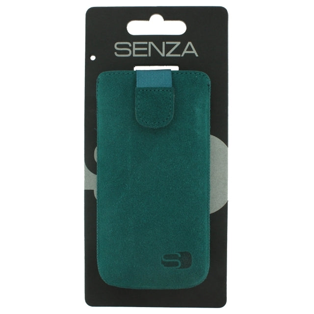 Senza Suede Slide Case Coral Green Size M