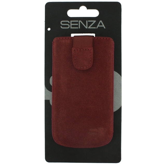 Senza Suede Slide Case Rusty Red Size M-Large