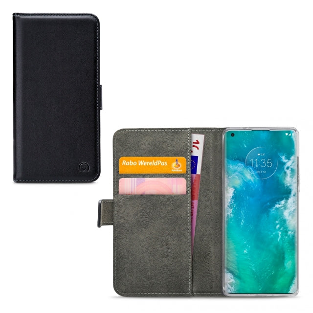 Mobilize Classic Gelly Wallet Book Case Motorola Edge+ Black