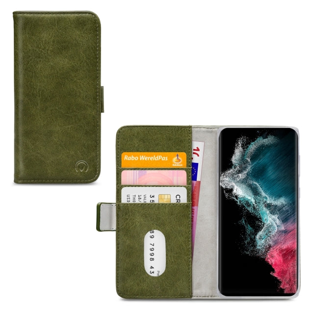 Mobilize Elite Gelly Wallet Book Case Samsung Galaxy S22 Ultra 5G Green