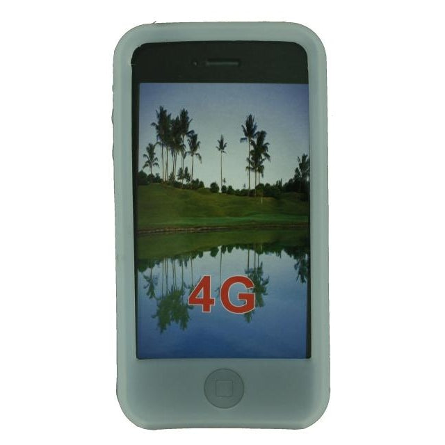 Xccess Silicone Case Apple iPhone 4 White
