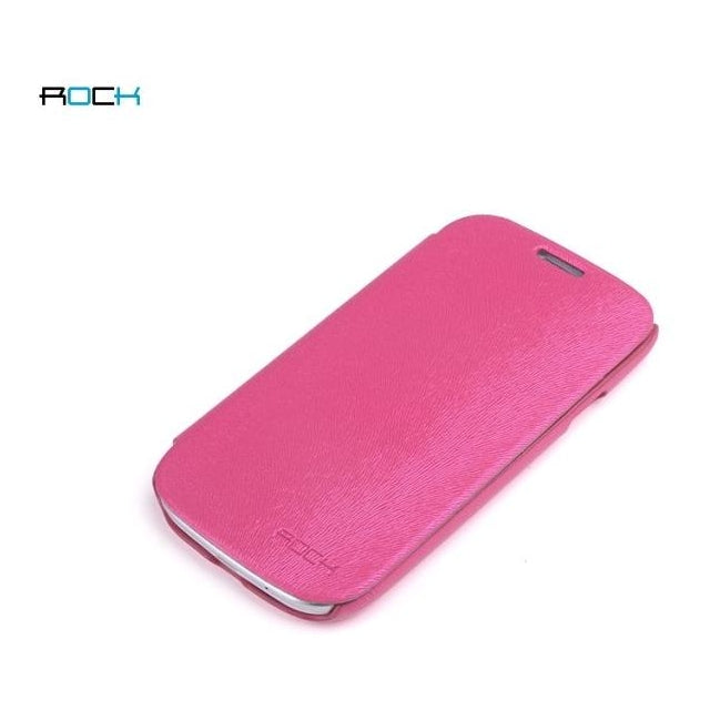 Rock Big City Leather Flip Case Samsung Galaxy SIII I9300 Rose Red