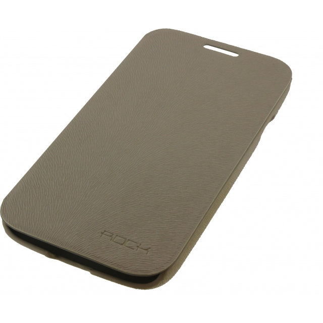 Rock Big City Leather Side Flip Case Samsung Galaxy S4 I9500/I9505 Cream