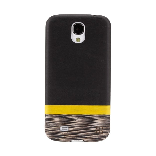 MSG438B Man & Wood Cover Samsung Galaxy S4 I9505 Black Bee