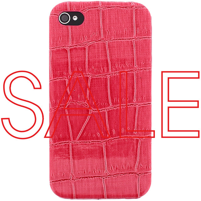 Xccess Croco Cover Apple iPhone 4/4S Fuchsia