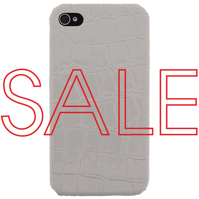 Xccess Croco Cover Apple iPhone 4/4S Weiß
