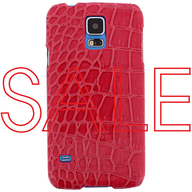 Xccess Croco Cover Samsung Galaxy S5/S5 Plus/S5 Neo Fuchsia