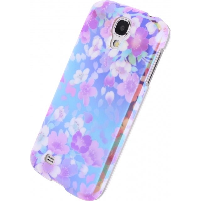 Xccess Oil Cover Samsung Galaxy S4 I9500/I9505 Turquoise Flower
