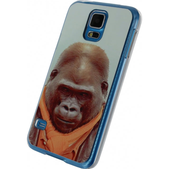Xccess Metal Plate Cover Samsung Galaxy S5/S5 Plus/S5 Neo Funny Gorilla