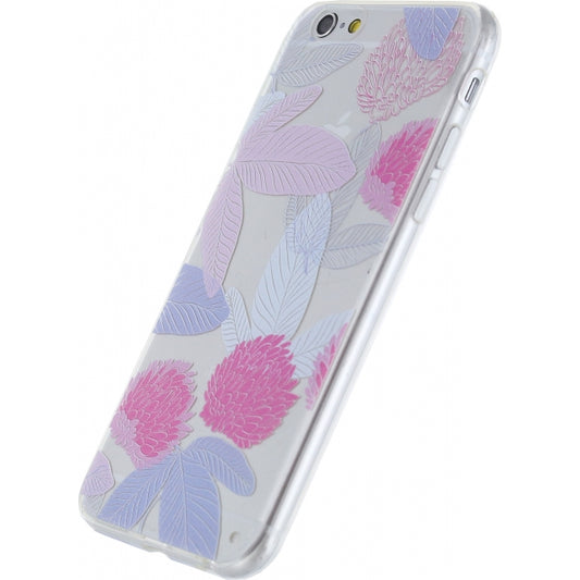 Xccess Coque TPU/PC Apple iPhone 6/6S Transparent/Motif Floral Rose