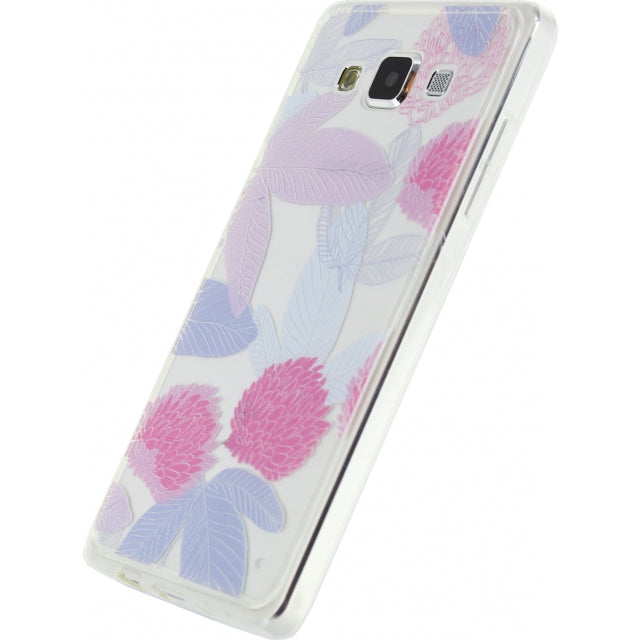 Xccess TPU/PC Case Samsung Galaxy A7 Transparent/Floral Pink