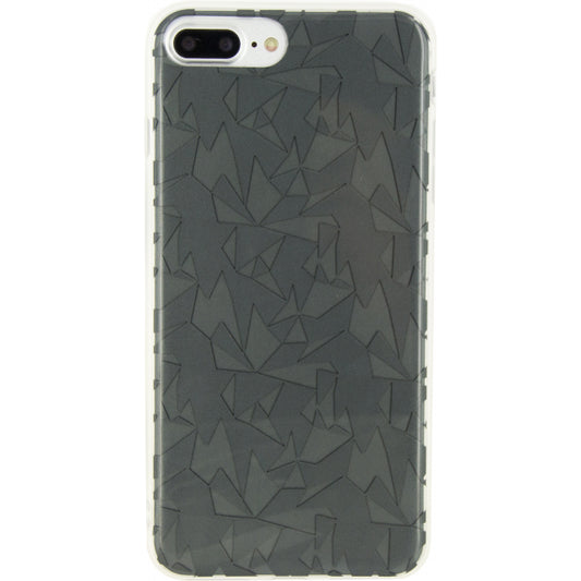 Xccess TPU/PC Hülle Apple iPhone 7 Plus/8 Plus Prism Design Kaltgrau