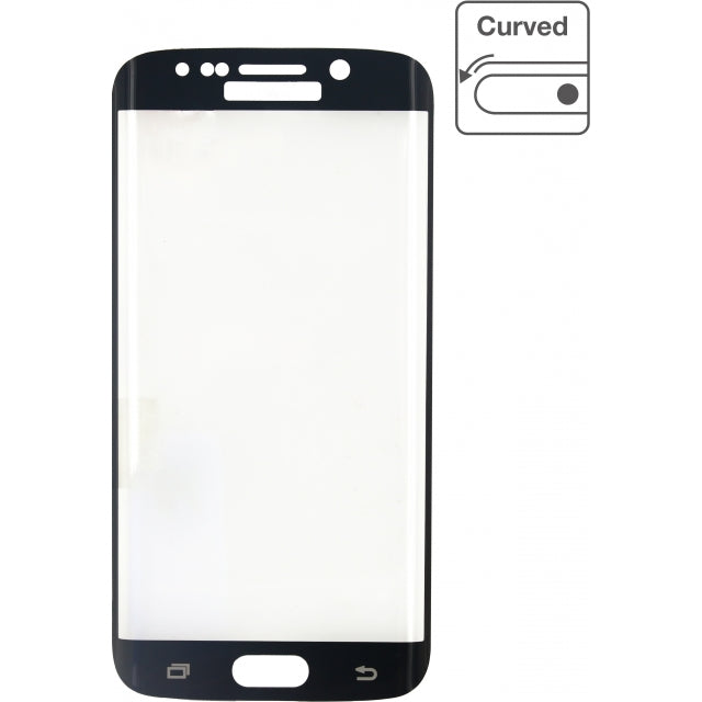 Mobilize Edge-To-Edge Glass Screen Protector Samsung Galaxy S6 Edge Black