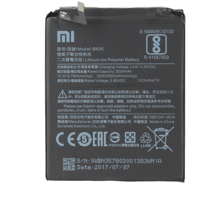BN35 Xiaomi Accu Li-ion 3200 mAh Bulk