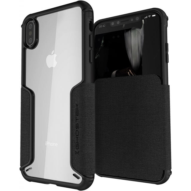 Ghostek Exec 3 Étui portefeuille Apple iPhone Xs Max Noir