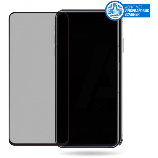 Mobilize Glass Screen Protector - Black Frame - Samsung Galaxy A80