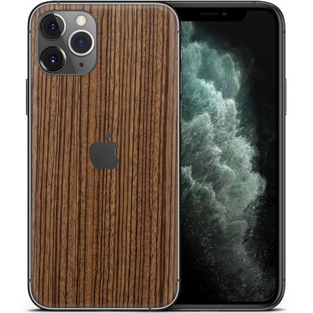 dskinz Coque arrière de smartphone pour Apple iPhone 11 Pro Max Zebra Wood