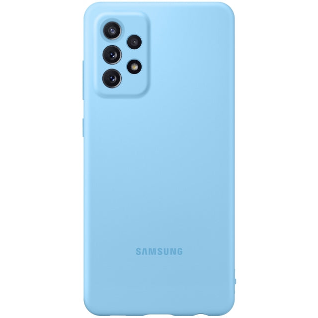 EF-PA725TLEGWW Samsung Silicone Cover Galaxy A72 4G Blau