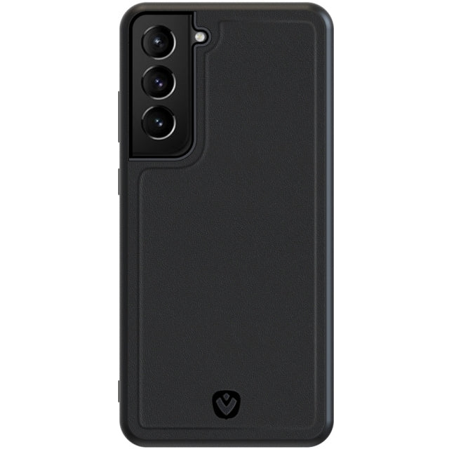 Valenta Leather Back Cover Snap Samsung Galaxy S21+ 5G Black
