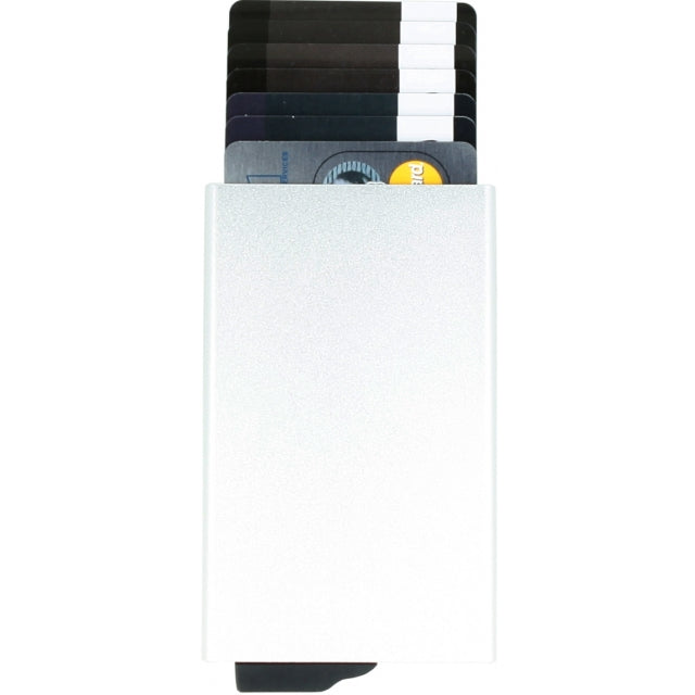 Valenta Aluminium Card Case Plus Silver