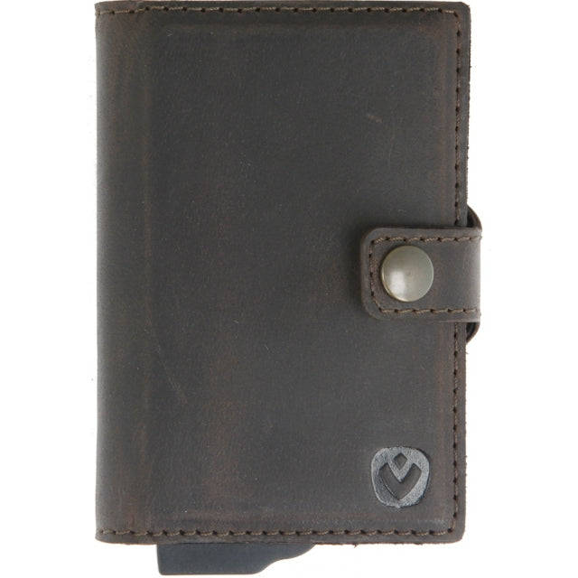 Valenta Wallet Card Case Plus Vintage Braun