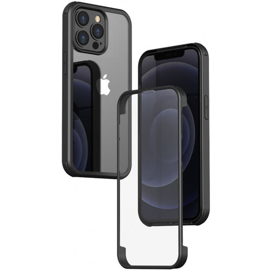 Valenta Tempered Glass Full Cover Bumper Case Apple iPhone 13 Pro Max Schwarz