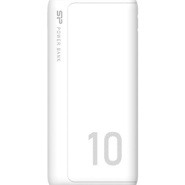 Silicon Power GP15 Dual Output Powerbank 10000 mAh White