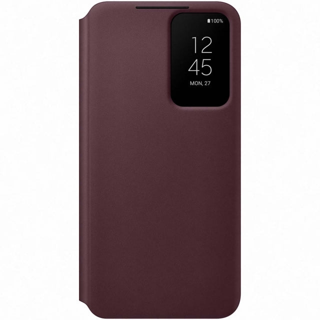 EF-ZS901CEEGEE Samsung Smart Clear View Cover Galaxy S22 5G Burgundy