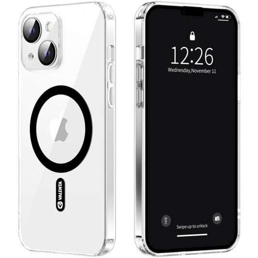 Valenta Tempered Glass Back Cover MagSafe Hülle Apple iPhone 13 Transparent