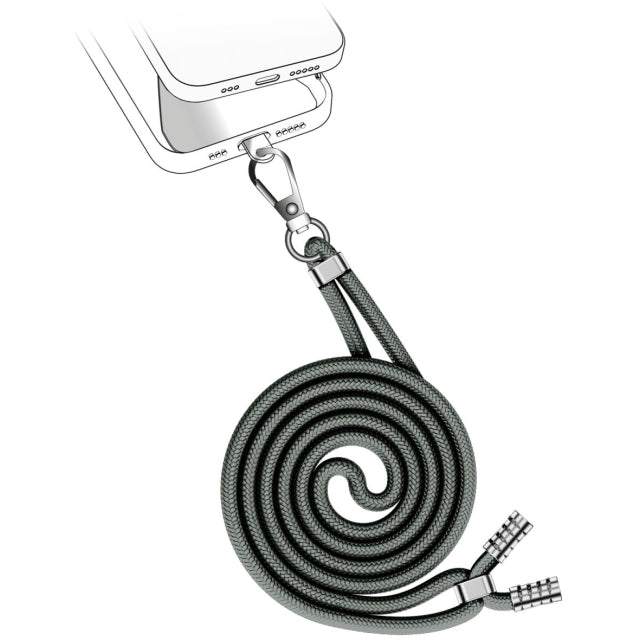 Valenta Universal Phone Lanyard Snap Dark Grey