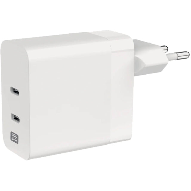 XtremeMac Dual USB-C Power Delivery Wandladegerät 65W Weiß