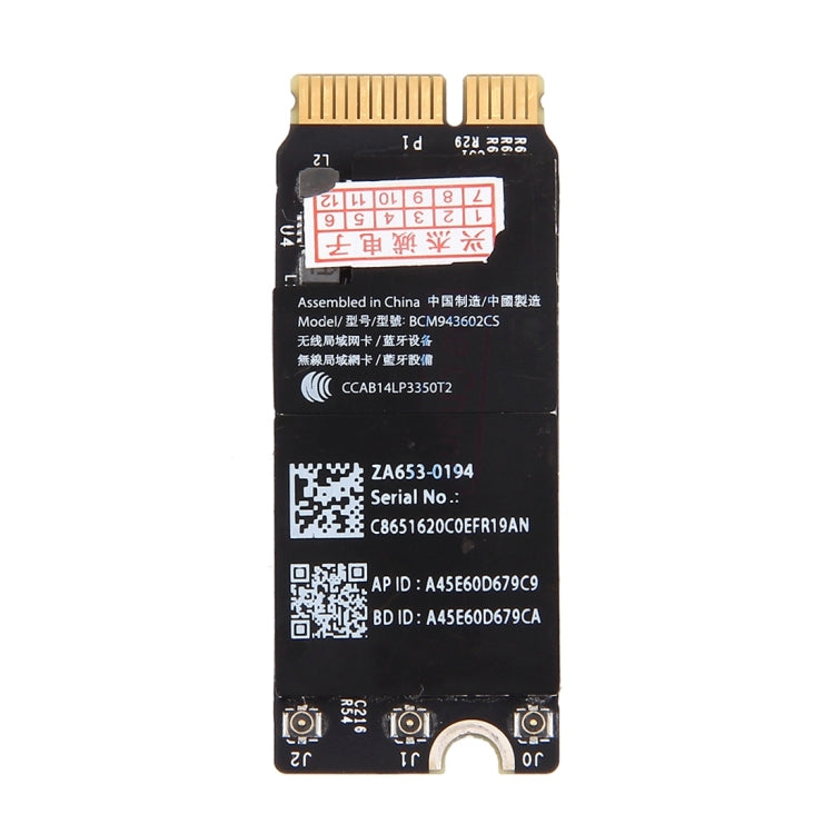 WiFi Adapter voor Macbook Pro 13,3 inch & 15,4 inch 2015 / A1398 / A1502